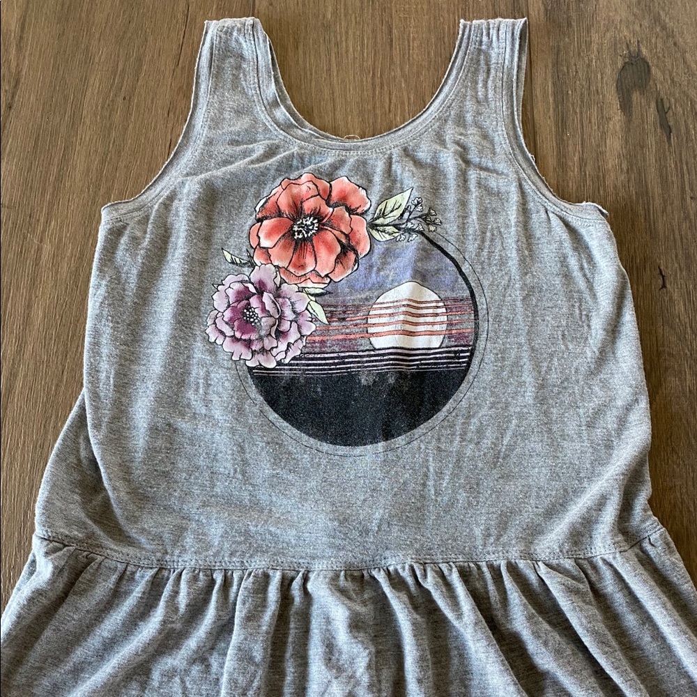 Girls peplum tank
